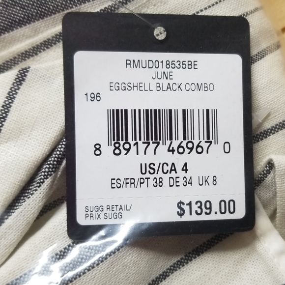 RACHEL ROY COLLECTION Stripe Linen Blend Sundress - Picture 8 of 8